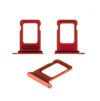 Держатель (лоток) SIM-карты для Apple IPhone 12, красный