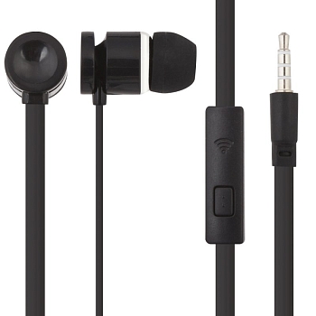 Гарнитура inkax EP-06 6 Headset вставная, черная