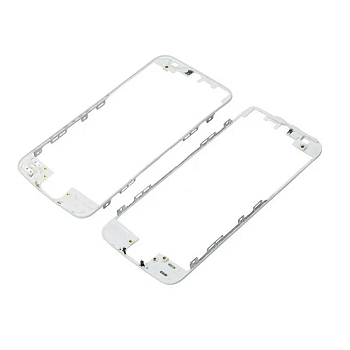 Рамка дисплея для iPhone 5 c клеем (белая)
