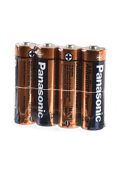 Батарейка (элемент питания) Panasonic Alkaline Power LR6APB/4P LR6 SR4, 1 штука